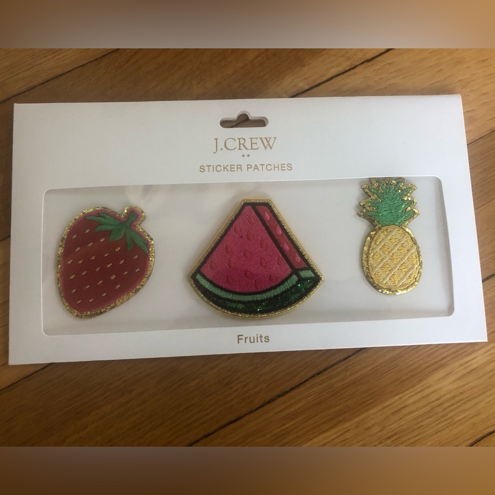J. Crew Fruit Sticker Patches